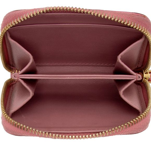 Prada Saffiano Zip Card Case Wallet - Picture 5 of 15